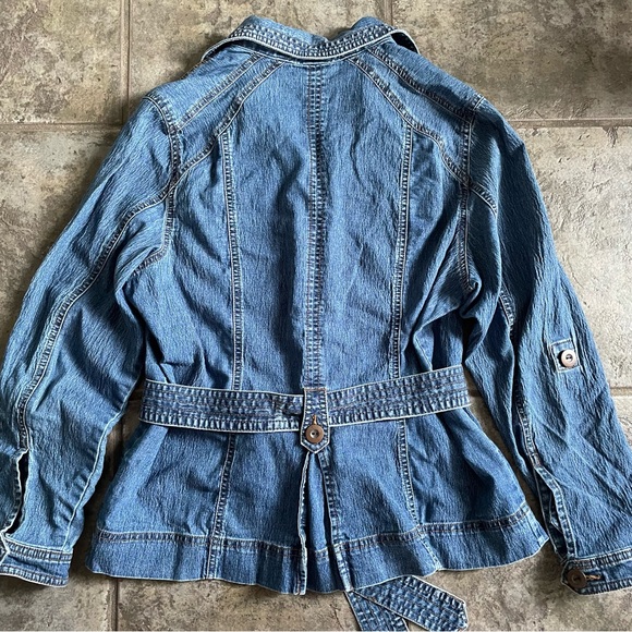 Faded Glory Women’s Denim Jean Jacket . Size L 12/14 - Picture 5 of 5